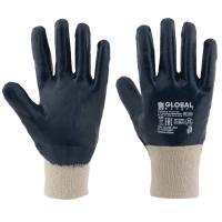 Перчатки защитные GS 202 с полным нитрильным покрытием, манжета